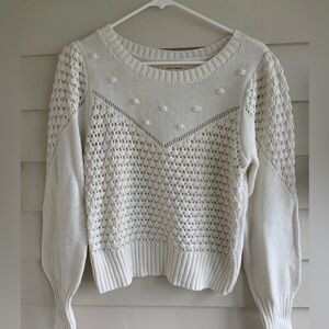 Lucky Brand Cream Sweater Size Small